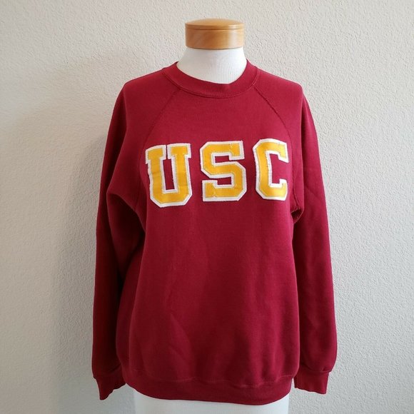 Sweaters - Vtg Athletic USC Los Angeles College Sweater S/M